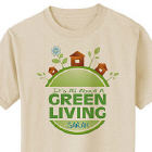 Green Living Personalized Organic T-shirt